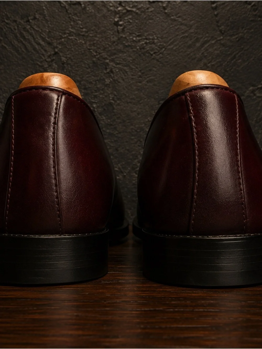 Anthony Veer Kennedy Tassel Loafers 10M Oxblood – Hand-Burnished Patina